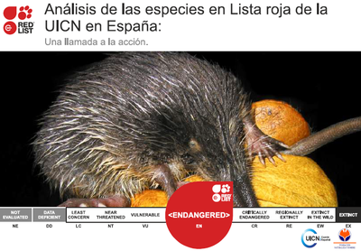 LISTA ROJA DE LAS ESPECIES EN PELIGRO DE EXTINCIÓN EN ESPAÑA (UICN)